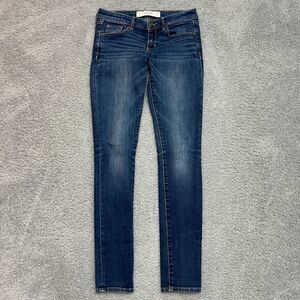 Abercrombie‎ Fitch Jeans Womens 2R Skinny Medium Wash Denim Stretch Straight